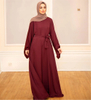Online Modern Arabic Style Modest Fashion Islamic Dress Cheap Muslim Maxi Dresses Abaya