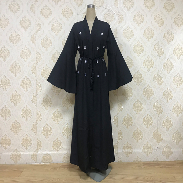  Open Abaya Jalabiya Caftan Kaftan Modest Burka Arab Thobe 2022 Muslim Turkish Dubai Kimono Morocco Islamic Clothing Bat Sleeve Prayer Women Maxi Dress Open Abaya