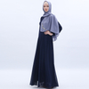Muslim women's dress chiffon long skirt summer Arabian solid color plus size women's dress custom factory price