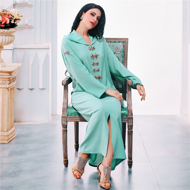 Muslim Modest Clothing Hooded Robe ABAYA Muslim Middle East Southeast Asia Women's Robe