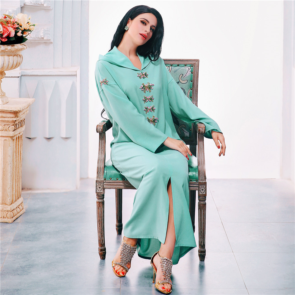 Muslim Modest Clothing Hooded Robe ABAYA Muslim Middle East Southeast Asia Women's Robe