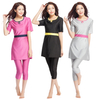  Islamic Clothing Sportswear Fashion Sportswear Full Cover Fabric 2021 Modest Women 3 Pieces Muslim Swimwear Swimwear Swimsuit Conservative Burkini