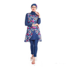 Muslim Hot-selling Four-piece Swimsuit Conservative Swimsuit Headscarf Cloak Beach Casual Clothing Printed Plus Size Swimsuit