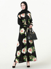New Fashion Long Skirt Hui Nationality Saudi Arabia Fashion Muslim Robe Worship Service Full Button Lapel Cardigan