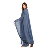 European And American Muslim Trend Lace Stitching Beaded Loose Lace Long-sleeved Cardigan Robe Women