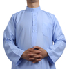Wholesale New Arabic Middle East Men's Robe Stand Collar Muslim Islamic Thobe