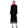 New European and American Polka Dot Plus Size Women's Mesh Dress