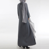 Arabic Plus Size Modest Fashion Loose Casual Kimono Islamic Robe Muslim Maxi Dresses Abaya