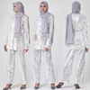 Dubai Embroidery Long Sleeve Modest Fashion Islamic Loose Islamic Muslim Maxi Dresses Abaya