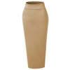 New Design Fashion Modest Muslim Lady Sheath Dress Middle East Ins Long Button Skirt