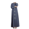  2022 Jalabiya Jilbab Muslim Turkish Islamic Clothing Dubai Burka Kaftan Thobe Jalabiya Caftan Dubai Prayer Women Maxi Dress Abaya