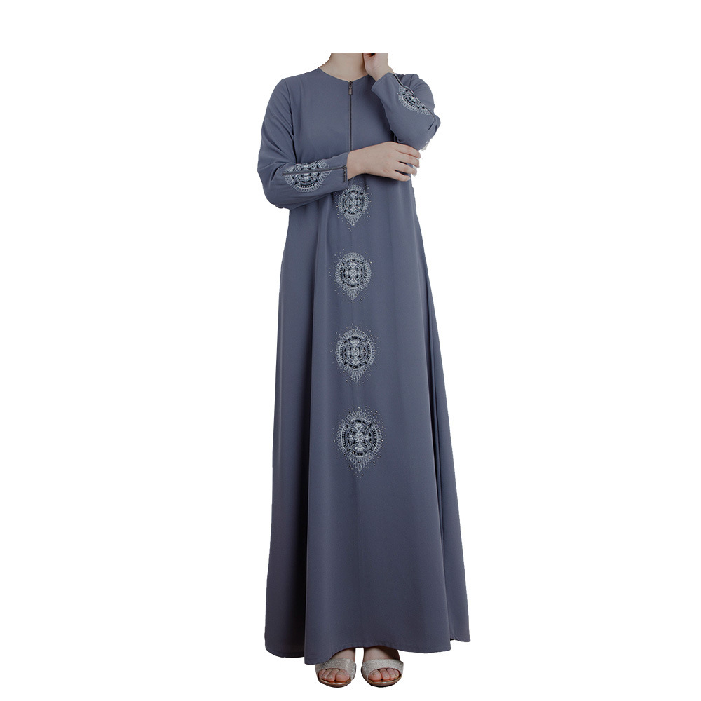  2022 Jalabiya Jilbab Muslim Turkish Islamic Clothing Dubai Burka Kaftan Thobe Jalabiya Caftan Dubai Prayer Women Maxi Dress Abaya