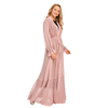 New Fashionable Turkish Islamic Cardigan Robe Slim Slim Waist Waist Muslim Abaya