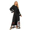 New Ramadan Muslim Kimono Cardigan Robe Stitching Embroidery Turkish Islamic 