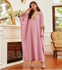 New Dubai Casual Maxi Dresses Modest Muslim Women Embroidery Islamic Clothing Abaya