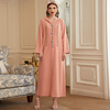 Casual Maxi Dresses Modest Southeast Asia Women Islamic Dubai Fabric Dubai Clothing Abaya