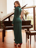 Party Wear Maxi Dress Handmade Women Muslim Dresses Modest Islamic Dubai Fabric Dubai Clothing Abaya