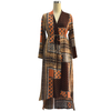 Muslim Arab Fashion Hui Long Coat Loose Large Size Paris Bead Retro Long Sleeve Robe