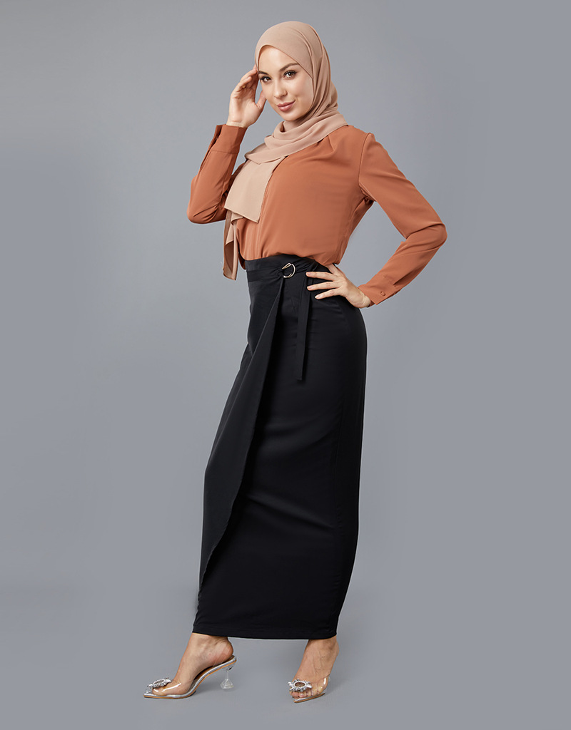 Wholesale Dubai Fashion New Design Modest Lady Muslim Middle East Sheath Dress Skirt