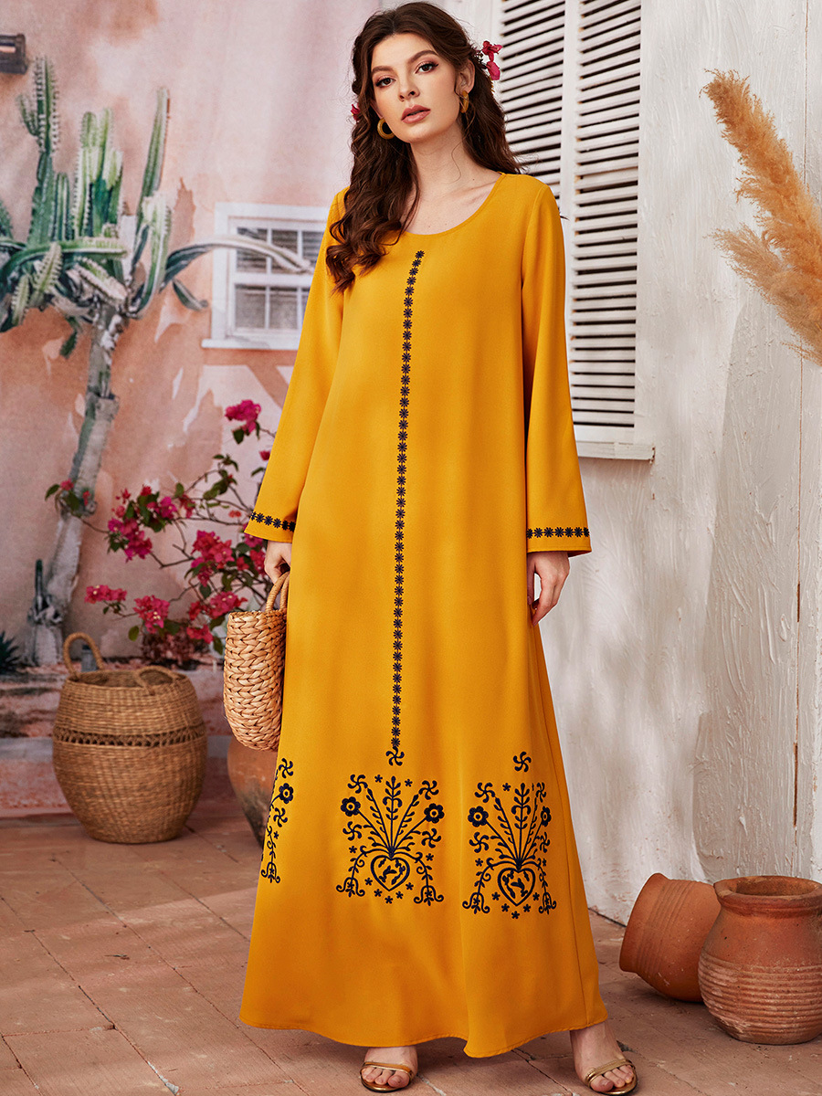  Kaftan Vetements Turkish Muslim Dresses Dubai Musulmane Turkish Femme Burka Fabric Burqa Hijabi Fashion Women Modest Islamic Clothing Borka Cotton Maxi Dress Abaya