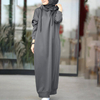  Muslim Caftan 2022 Dubai Jilbab Thobe Islamic Clothing Jalabiya Burka Kaftan Kimono Prayer Modest Women Maxi Dress Abaya