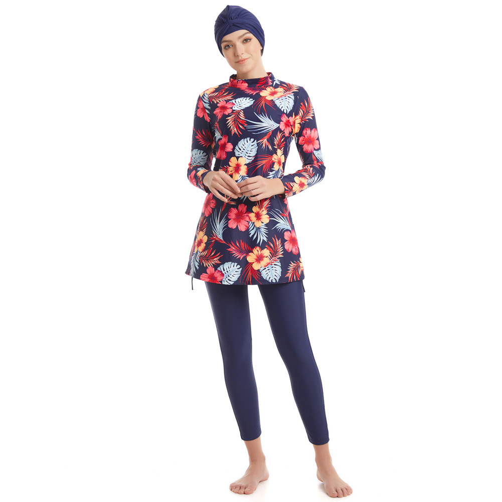 Plus Size Swimwear Muslim Modest Women's Islamic Wholesale Lady Fashion Burkini