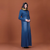 2022 Muslim Muslim Denim Dress Europe, America, Cross-border Women's Clothing Middle East