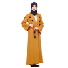 2022 Muslim New Cute And Sweet Hairball Muslim Cardigan Cross-border Women's Clothing Source Middle Eastern Robe