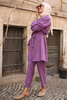  Burka Islamic Clothing Kurti Women 2pieces Dubai Top Printing 2022 Suit Two Piece Thobe Maxi Modest Pants Prayer Muslim Blouse Set