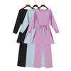 Top Two Piece Thobe Dubai 2022 Kurti Modest Pants Maxi 2pieces Printing Women Burka Islamic Clothing Prayer Suit Muslim Blouse Set