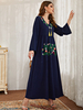  2022 Burka Women Jilbab Muslim Jalabiya Dubai Arabic Modest Thobe Burqa Modern Islamic Clothing Plus Size Kaftan Prayer Maxi Dress Abaya