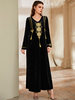  2022 Kaftan Jalabiya Dubai Jilbab Women Arabic Muslim Modest Thobe Burka Prayer Islamic Clothing Plus Size Burqa Modern Maxi Dress Abaya