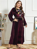  Arabic Muslim Cotton Jalabiya Women Plus Size Burka Thobe Burqa Jilbab Modern Fashion Kaftan Modest Dubai 2022 Printing Islamic Clothing Maxi Dress Abaya