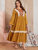  Printing Fashion Jilbab Cotton Modest Arabic Burqa Islamic Clothing Women Jalabiya Muslim 2022 Burka Plus Size Kaftan Thobe Dubai Modern Maxi Dress Abaya