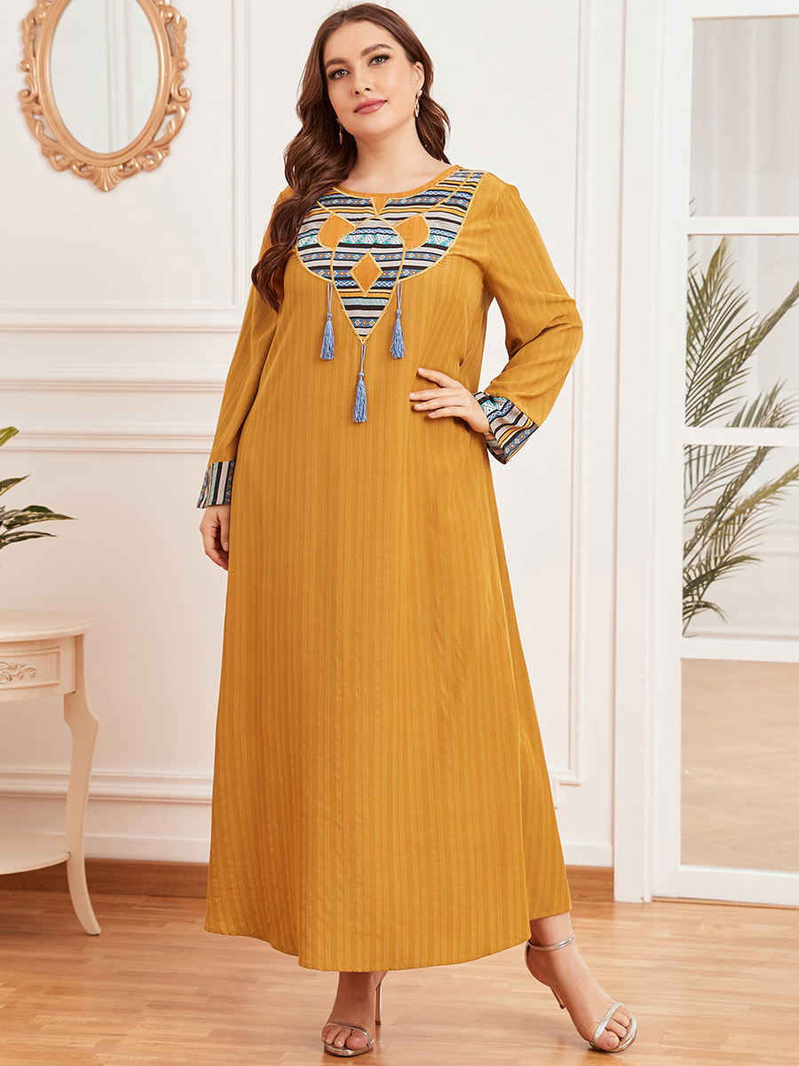  Women Modern Arabic Burka Jalabiya Islamic Clothing Jilbab 2022 Thobe Prayer Kaftan Dubai Modest Muslim Plus Size Burqa Maxi Dress Abaya