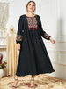  Plus Size Prayer Jalabiya 2022 Dubai Women Arabic Islamic Clothing Muslim Kaftan Jilbab Modern Thobe Modest Burka Burqa Maxi Dress Abaya