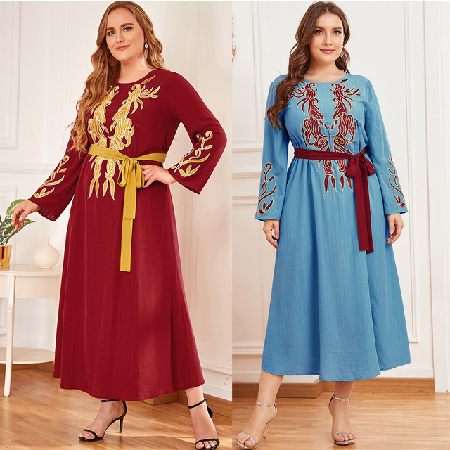  Islamic Clothing 2022 Burqa Women Plus Size Thobe Arabic Modest Burka Kaftan Jilbab Prayer Dubai Modern Jalabiya Muslim Maxi Dress Abaya