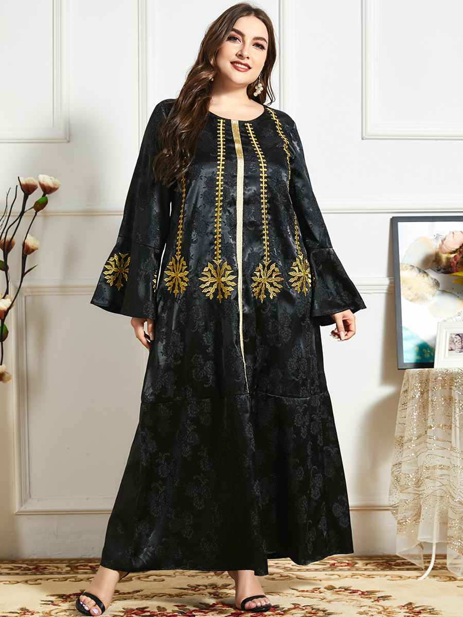  Muslim Modest Kaftan Burka Jalabiya Jilbab Fashion Modern Arabic 2022 Plus Size Islamic Clothing Lady Burqa Thobe Women Dubai Maxi Dress Abaya
