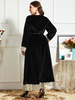  Arabic Modest Burka Cotton Fashion Jalabiya Printing 2022 Jilbab Modern Dubai Burqa Kaftan Islamic Clothing Thobe Plus Size Muslim Women Maxi Dress Abaya