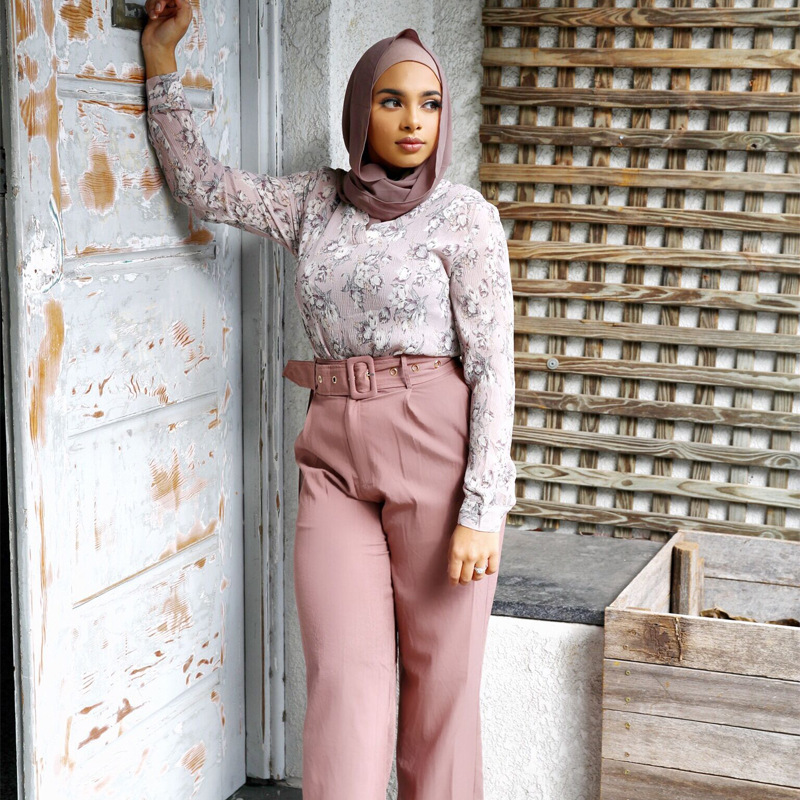 Islamic Modest 2022 Casual New Arabic Design Dubai Modern Women Malaysia Shirt