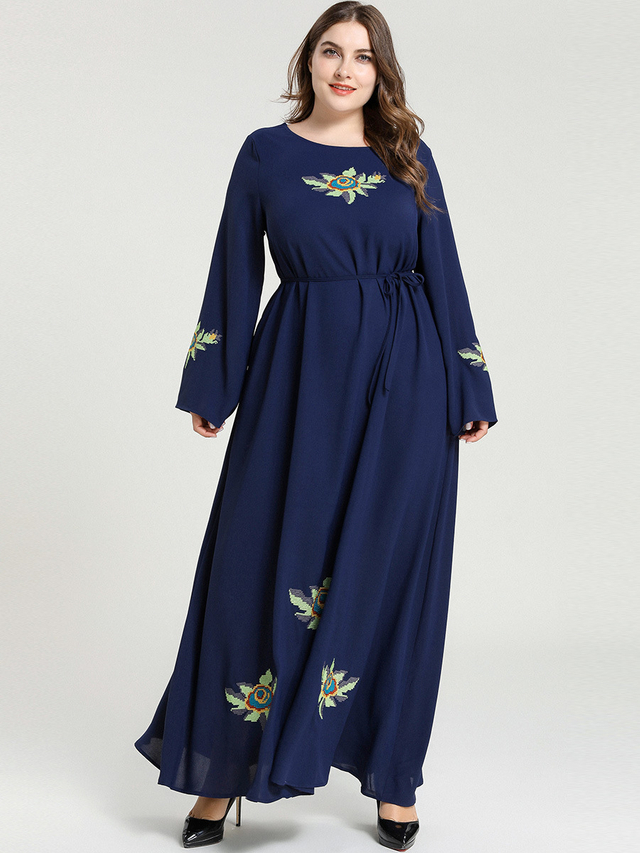  Vêtements Modest Islamic Clothing Kebaya Maleisie Borka Embroidery Robe Femme Musulman Turkish Vetement Femme Prayer Clothes Women Dubai Maxi Dress Abaya