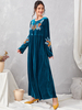  Vetements Fashion Kaftan Burqa Arabic Hijabi Modern Burka Dubai Women 2022 Plus Size Islamic Clothing Modest Turkish Femme Musulmane Muslim Maxi Dress Abaya
