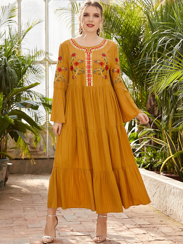  Modest Modern Turkish Hijabi Vetements Musulmane Femme 2022 Plus Size Kaftan Muslim Fashion Women Dubai Arabic Burqa Islamic Clothing Burka Maxi Dress Abaya
