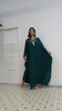 2022 New Plus Size Loose Casual Muslim Arab Robe Abaya