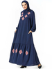  Turkish Embroidery Vêtements Robe Femme Musulman Kebaya Maleisie Vetement Femme Women Islamic Clothing Prayer Clothes Modest Borka Dubai Maxi Dress Abaya
