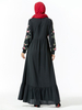  Prayer Clothes Borka Modest Vetement Femme Islamic Clothing Kebaya Maleisie Robe Femme Musulman Turkish Vêtements Embroidery Women Dubai Maxi Dress Abaya