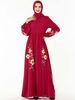  Dubai Prayer Clothes Embroidery Women Turkish Kebaya Maleisie Robe Femme Musulman Vêtements Vetement Femme Islamic Clothing Borka Modest Maxi Dress Abaya