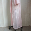 2022 Fashion Polka Dot Pink Long Sleeve Arab Muslim Elegant Female Jacket