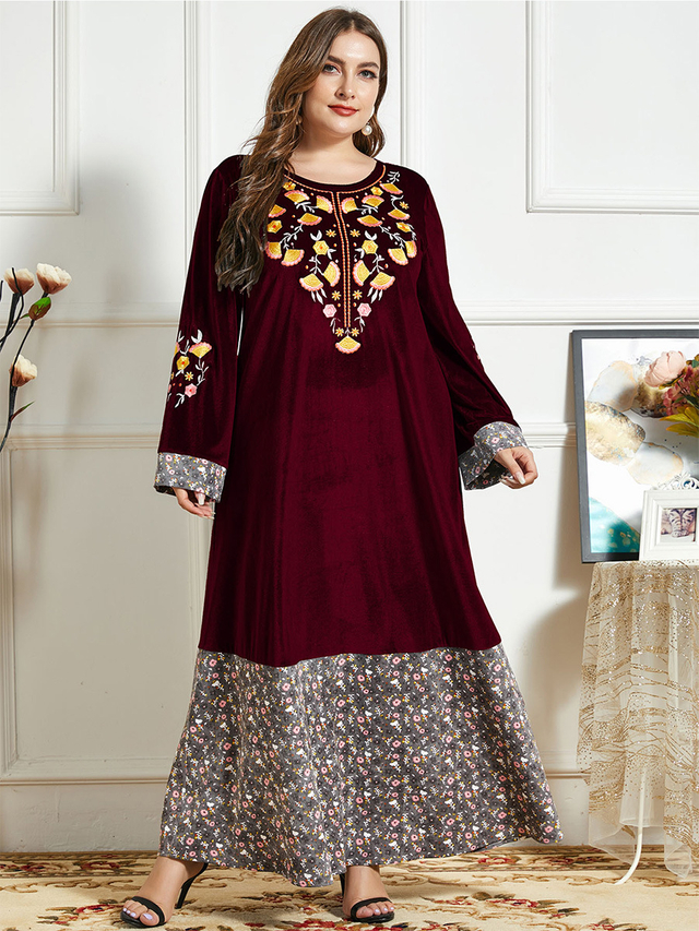  Islamic Clothing Burqa Women Fashion Turkish Arabic Burka Modest Musulmane Vetements Dubai Hijabi Kaftan Muslim Modern 2022 Femme Maxi Dress Abaya