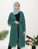 2022 Modern Women New Design Arabic Robe Malaysia Islamic Salwar Kameez Casual Open Abaya